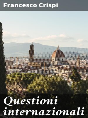 cover image of Questioni internazionali